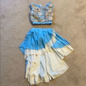 Kids two piece dance costume